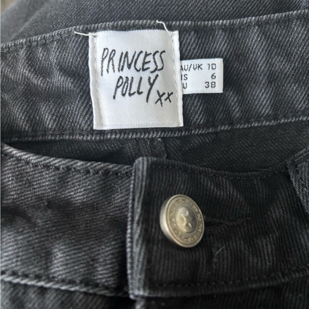 Princess Polly | Distressed Black Jeans - Picture 4 of 4